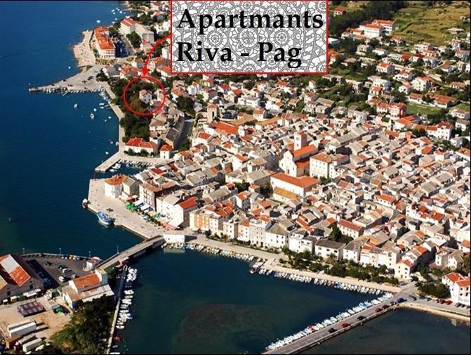 Apartments Riva Pag Town Rom bilde
